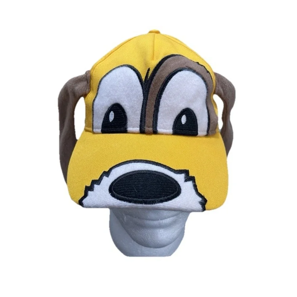 Aarons Lucky the Dog Youth Hat Cap #55 Racing Adjustable Floppy Ears Yellow Cute